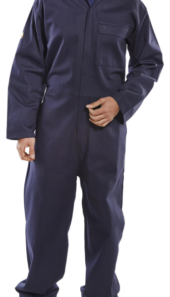 Click Fire Retardant Boiler Suit Navy [007WW148xx]