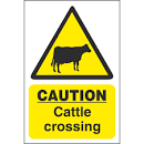 "Caution Cows Crossing" Sign [222A009D]