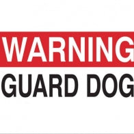 "Warning Guard Dogs" Sign [017507146]
