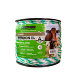 Twisted green and white rope 5mmX200m BEAUMONT CLASSIC [003125165216]