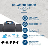 Solar Energiser 2.5J /18KM Fencer[003125UKA109]