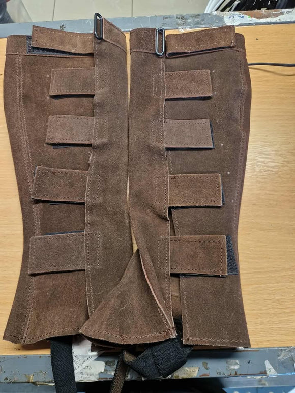 Dublin Brown Suede Chaps