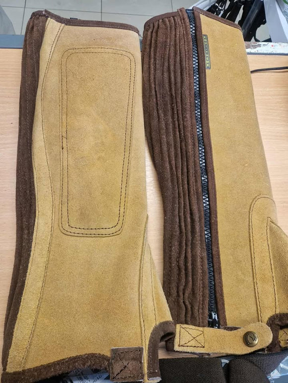 Equitheme Suede Brown Chaps
