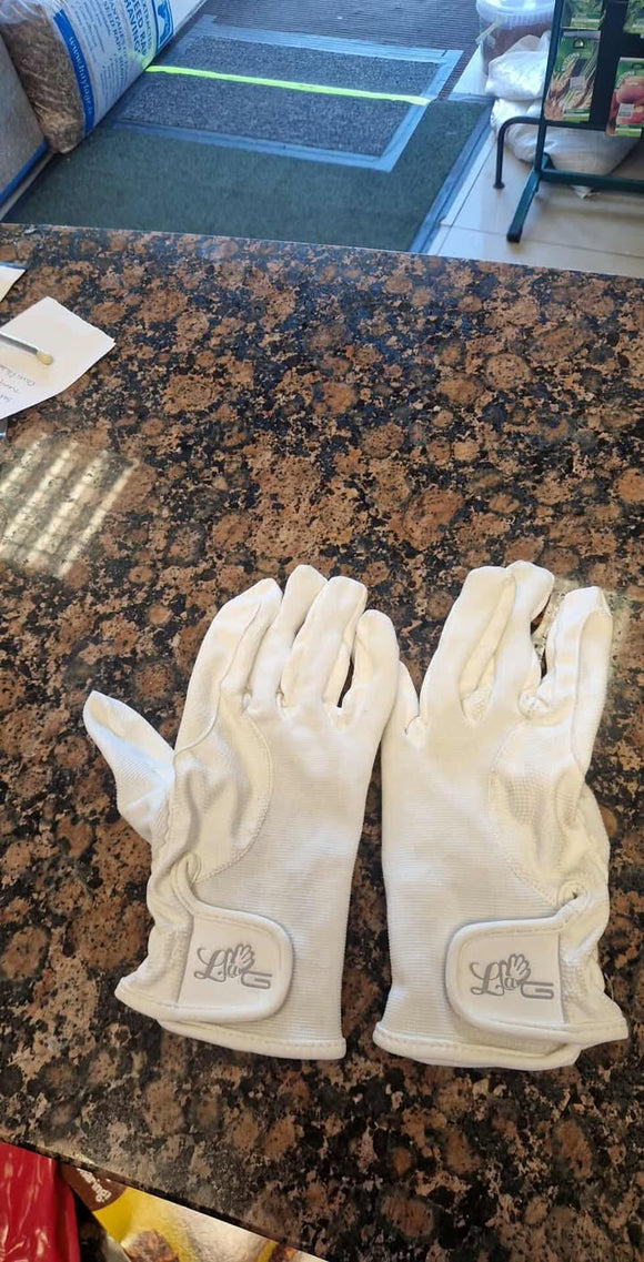 L&G Cream Riding Gloves