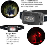 Lenser HF4R Rechargeable Headtorch [254ledhf4rcor09]