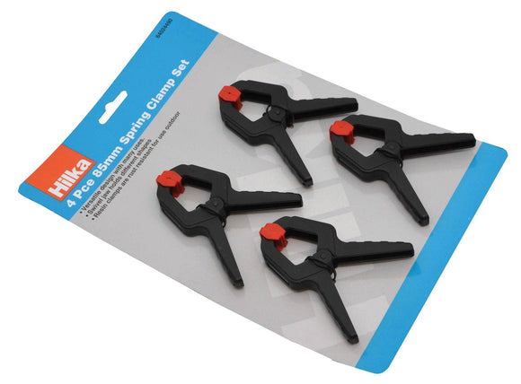 Hilka 4 Piece 85mm Spring Clamp Set [22564024490]