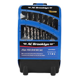 25 Piece AC Brooklyn HSS Drill Bit Set [225jstd100]