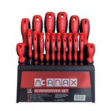 MCANAX SCREWDRIVER SET 18 PIECE [008MX2100212]