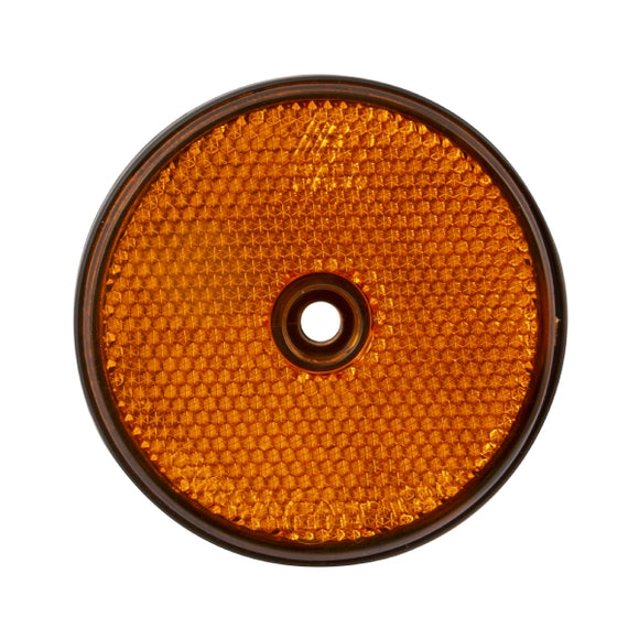 REFLECTOR ROUND Amber 60mm [008G12430]