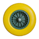 WHEEL PU FOAM FILLED 400 x 8 c/w AXLE M10 [08g20377]