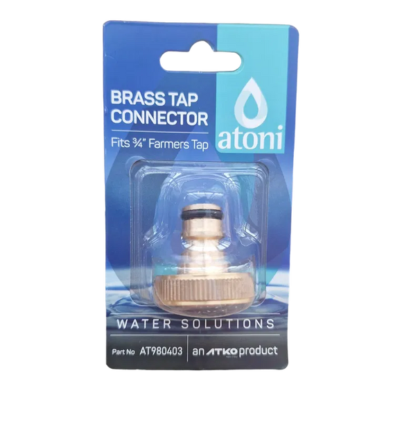 Brass Tap Connector fits 3/4