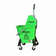 Dosco Green Wheeled Mop Bucket [29kbr26]