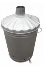 Galvanised Garden Incinerator [0296160GG1]