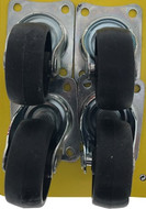 Swivel Castor Set 4X50mm Black [225BX007800]