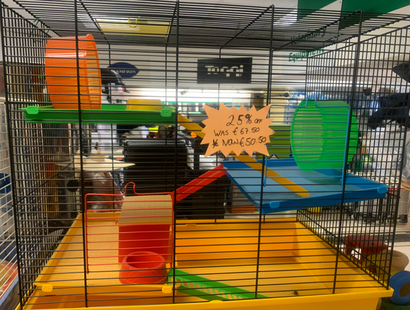Multi-storey Hamster cage [037bighamstercage]