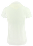EQUITHÈME "DOVIL" LADIES SHORT SLEEVED POLO WHITE [037962080]