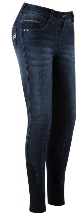 Equitheme Jean Flower Ladies breeches with pockets [037979674734]