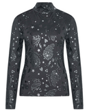Ladies IRHShine Turtleneck Top Black 262KL35322007