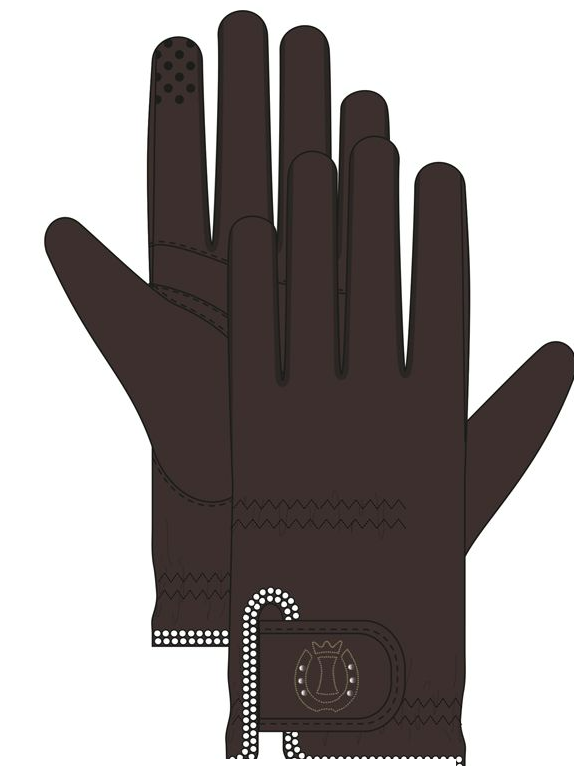 Brown IHR Ride Winter Gloves [262KL50315001]