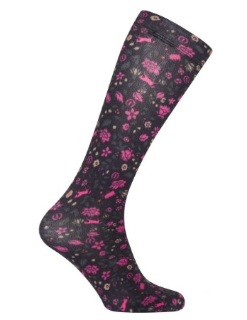 IRHFlowerbomb Riding Socks
