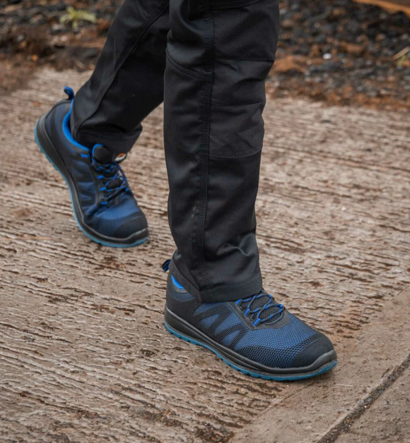 Xpert Bolt+ S1P Safety Trainer Black/Blue [184xp360]