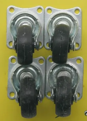 Swivel Castor Set 4x32MM Black (Max15kg) [225bx007796]