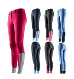 Equitheme "Fun Line" Breeches Juniors Red/Grey [03797906031]