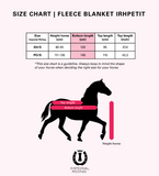 IHR Fleece Blanket Rug Navy [262DE20244000]