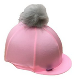 Lycra Hat Cover With Faux Fur Pom Pom[02321038]
