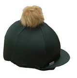 Lycra Hat Cover With Faux Fur Pom Pom[02321038]