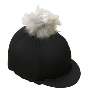 Lycra Hat Cover With Faux Fur Pom Pom[02321038]