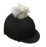 Lycra Hat Cover With Faux Fur Pom Pom[02321038]