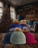 Breeze Up Lycra Hat Cover With Detachable Fur Pom [166Breeze3]