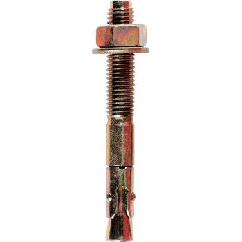 M12 Through Bolt Zinc & Yellow Passivated (5 PACK)