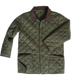Hoggs of Fife field pro Lauderdale Quilt Jacket Dark Green [191LAUDGR]