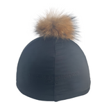 Breeze Up Lycra Hat Cover With Detachable Fur Pom [166Breeze3]