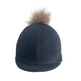 Breeze Up Lycra Hat Cover With Detachable Fur Pom [166Breeze3]