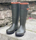 Breeze Up Heath Boot Olive Green Neoprene [166boot121]