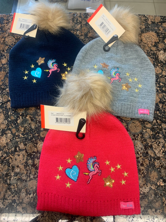 Equi-Kids Unicorn Bobble Hat [37985180]