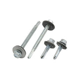 Hex Self Drill Screw & 5 Point Washer