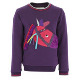 Equi-kids Pilpoil Sweater - Children Purple [037963023806]