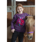 Equi-kids Pilpoil Sweater - Children Purple [037963023806]