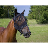 EQUITHÈME 2 in 1 Fly mask Black[37306913203]