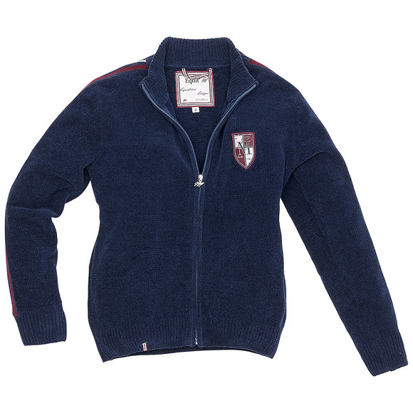 EQUITHÈME Chenille zip jacket - Ladies [037985025072]