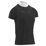 EQUITHÈME London Show Polo shirt - Ladies Black [037962060021]