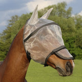 Equitheme Protect Fly Mask With Ears & Nose Protection Silver[37306753103