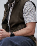 Woodhall Fleece Gilet Green [191whgigr]