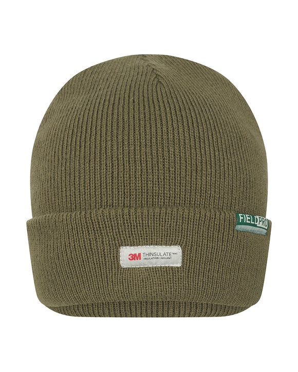 Knitted Thinsulate Waterproof Beanie Olive Green [191bean]