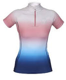 Aubrion Highgate Short Sleeve Base Layer Pink/Navy [2028163oxl]