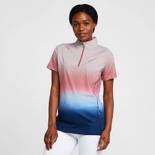 Aubrion Highgate Short Sleeve Base Layer Pink/Navy [2028163oxl]